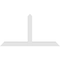 Ekena Millwork Portland Architectural Grade PVC Gable Bracket, 84"W x 45 1/2"H x 4"D x 6"F, 13/12 Pitch GBP084X46X0406POR00 - alternate 4
